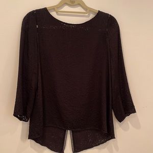 Comptoirs des Cotonniers France black evening blouse